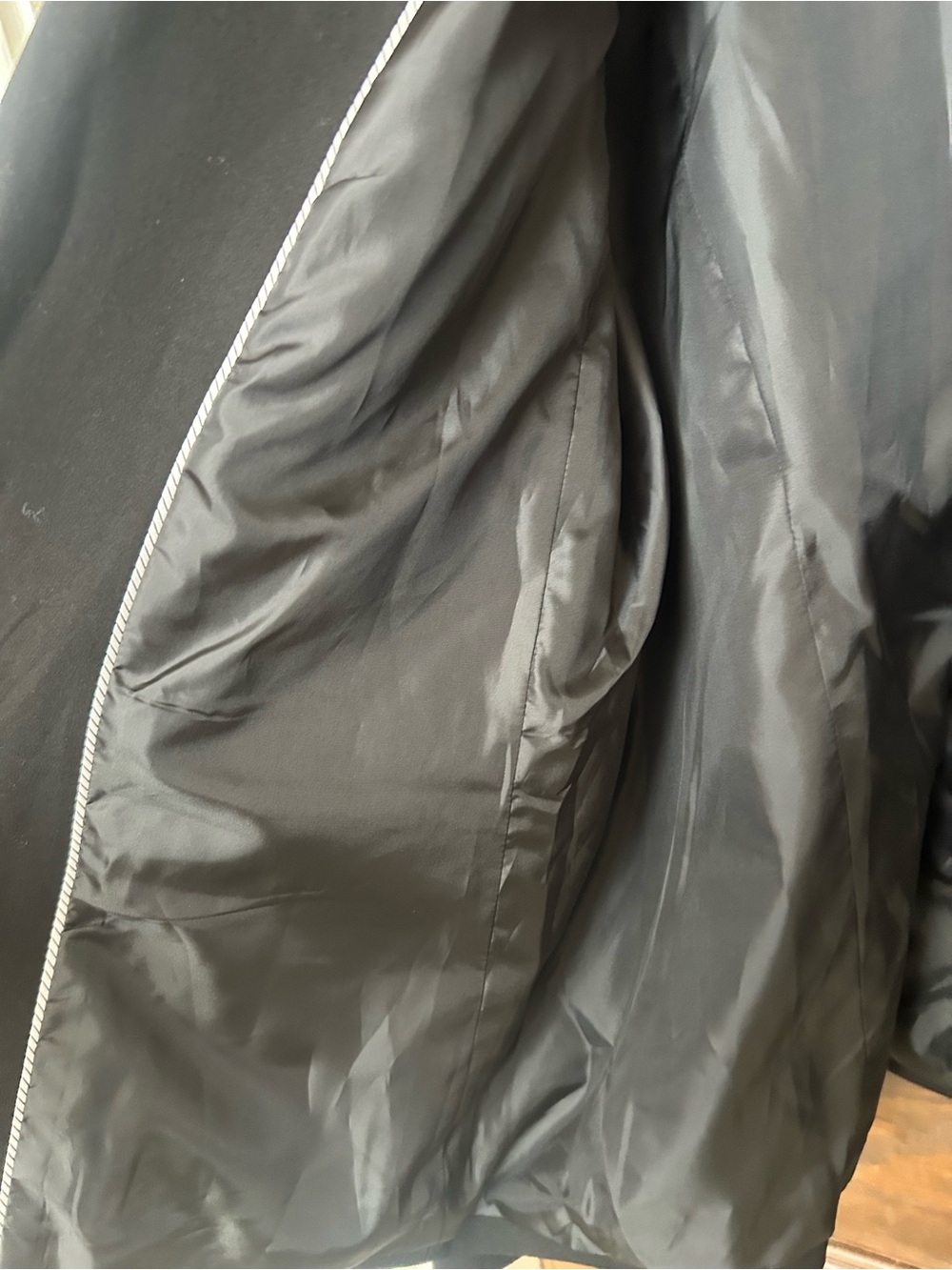 Calvin Klein Black Blazer with Notched Lapels - Picture 5 of 5